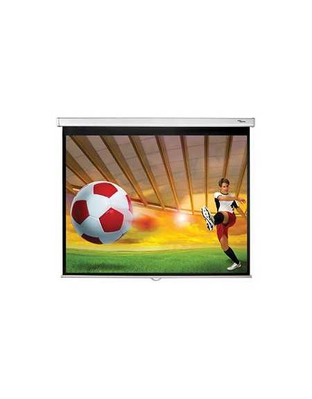 ECRAN PROJECTION 4/3 IMAGE VISIBLE 128x171cm, FIXATION MUR OU PLAFOND