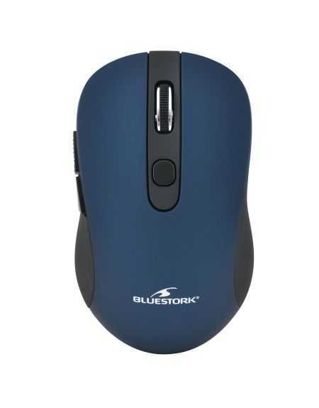 BLUESTORK M-WL-OFFICE60 -SOURIS 2.4Ghz 4 BOUTONS - METALIC BLEU