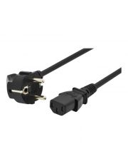CABLE ALIM. PC CEE 7 (M) IEC C13 (F) 2P+T Noir 1.8m * 808010 ******/ LIVRAISON OFFERTE