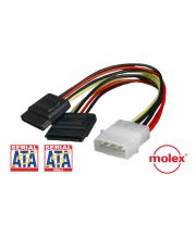 ADAPTATEUR ALIM. MOLEX VERS 2x SATA * 147552/ LIVRAISON OFFERTE