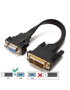 ADAPTATEUR DVI-D 24+1 (M) vers VGA (F) * 050524