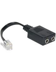 DEXLAN RJ2 Jack ADAPTATEUR TEL pour casque micro-574400/ LIVRAISON OFFERTE