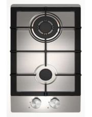 DOMINO 2 GAZ 30CM GROS FEUX INOX