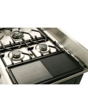 PIANO DE CUISSON 5 FEUX GAZ 2 FOURS+1GRILL INOX