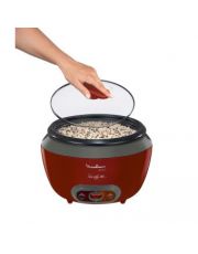 RICE COOKER ROUGE 1.8L 10C+PANIER VAPEUR