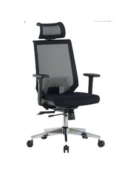 FAUTEUIL ERGONOMIQUE NOIR STRATOS