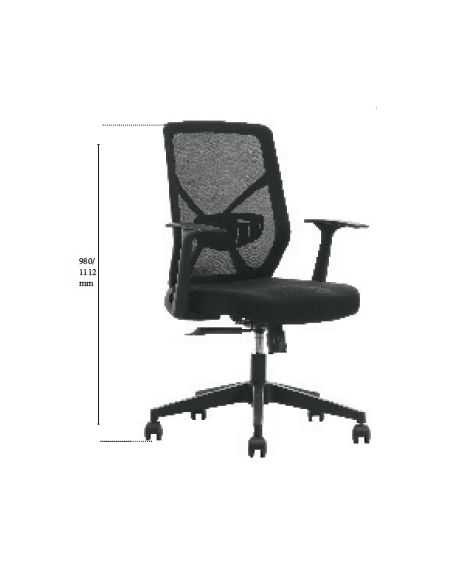 FAUTEUIL ERGONOMIQUE NOIR VOIT