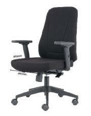 FAUTEUIL OPERATEUR NOIR MASHA