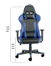 FAUTEUIL GAMER RALLY Noir/Bleu/Rouge