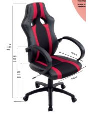 FAUTEUIL GAMER TURBO Noir/Rouge/Vert/Bleu