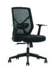 FAUTEUIL ERGONOMIQUE NOIR VOIT
