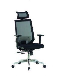 FAUTEUIL ERGONOMIQUE NOIR STRATOS