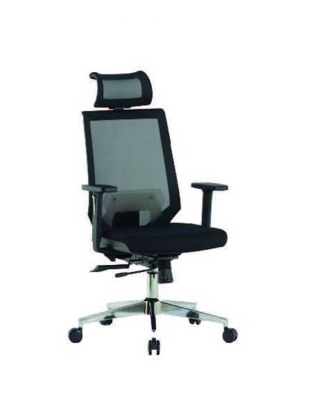 FAUTEUIL ERGONOMIQUE NOIR STRATOS