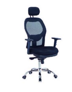 FAUTEUIL ERGONOMIQUE NOIR JIMMY