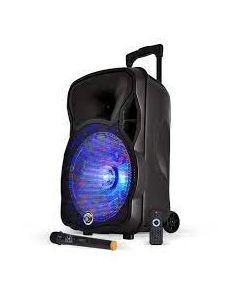 ENCEINTE SONO PORT LED12" 600W