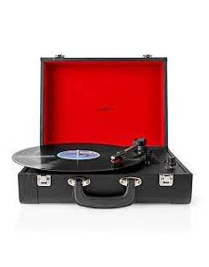 PLATINE VINYLE BT NOIR/ROUGE
