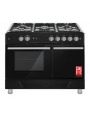 CUISINIERE 60X90 BUTANETTE 5 FEUX (WOK) GAZ FOUR GAZ NOIR