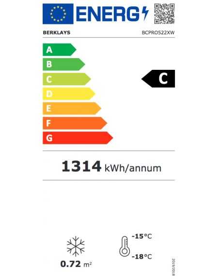CONGELATEUR PRO 356L INC CLE VITRE