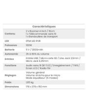 ENCEINT SONO MOBILE 300W BLTH