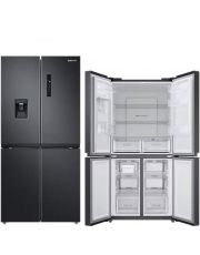  Réfrigérateur multiportes 488 L noir mat – Total No Frost + Twin Cooling Plus –  83Cm A++ / E  