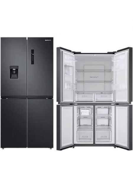 4 Portes 83Cm 466L RESERVOIR EAU NOIR E