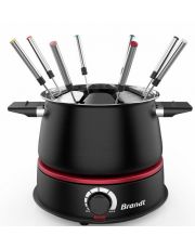Fondue 3 litres 8 personnesers 1500 watts noir rou