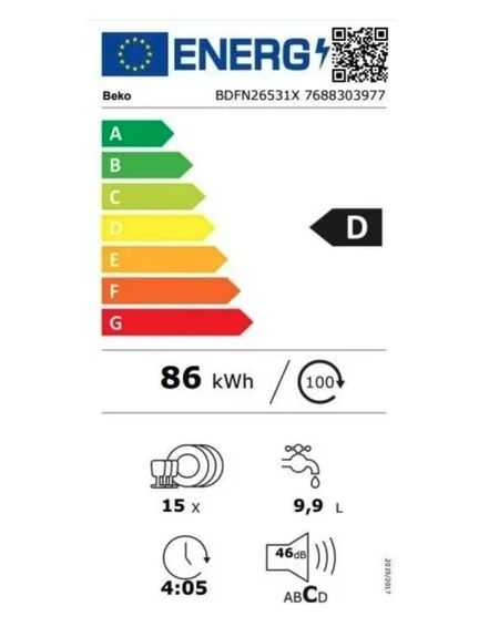 LV 15C 6P 46DB D INOX