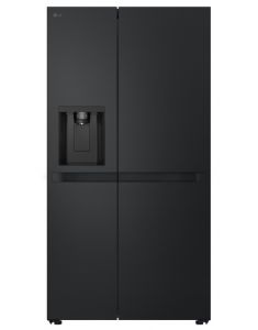 Réfrigérateur américain 638 L noir mat – Total No Frost + Distributeur eau & glace – A++/E