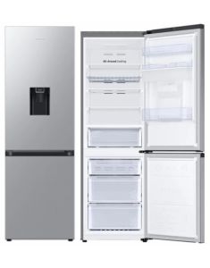 Réfrigérateur combiné 341 L gris graphite – Total No Frost + distributeur d’eau – A++/E (Compresseur Garantie 20 ans)