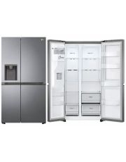 Réfrigérateur américain 638 L graphite – Total No Frost + Distributeur eau & glaçons – A++/E