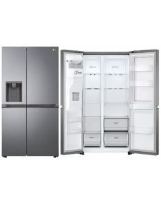 Réfrigérateur américain 638 L graphite – Total No Frost + Distributeur eau & glaçons – A++/E