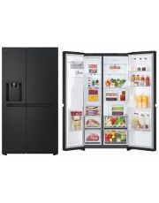 Réfrigérateur américain 638 L noir mat – Total No Frost + Distributeur eau & glace – A++/E