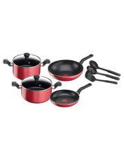 SUPER COOK SET 9 PCES ROUGE SURPRISE