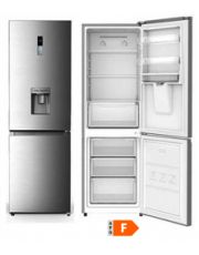 Réfrigérateur combiné 308 L inox – Total No Frost + distributeur d’eau – A++/E