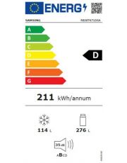 Réfrigérateur combiné 390 L gris argent – Total No Frost + Wi‑Fi – A+++/D