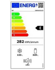 Réfrigérateur combiné 462 L inox – Total No Frost + Wi‑Fi – A++/E (Compresseur Garantie 10 ans)