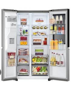 Réfrigérateur américain 635 L graphite – Total No Frost + Distributeur eau & glaçons – A+++/D