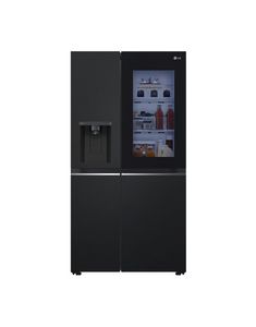 Réfrigérateur américain 635 L noir mat – Total No Frost + Distributeur eau & glaçons – A+++/D