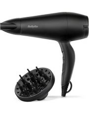 SECHE-CHEVEUX POWER SMOOTH COMPACT  2000W  AVEC DIFFEUR NOIR MOTEUR DC