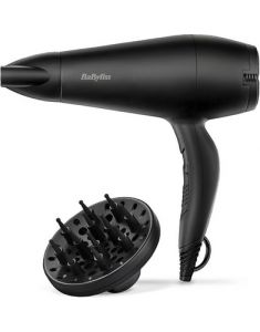 BABYLISS SECHE-CHEVEUX POWER SMOOTH COMPACT2000WAVEC DIFFEUR NOIR MOTEUR DC
