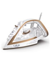 FER A REPASSER VAPEUR PUREGLISS 2900W 50G/MIN - PRESSING 270G/MIN BLANC ET OR