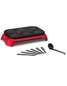 TEFAL CREP PARTY 6C NEO COLORMANIA ROUGE 1000W