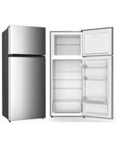 Réfrigérateur 2 portes 300 L inox – froid statique – A++/E
