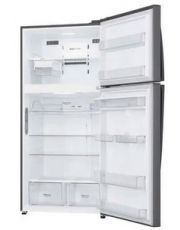 Réfrigérateur 2 portes 592 L gris platinium – froid ventilé Total No Frost – A++/E (Compresseur Garantie 10 ans)