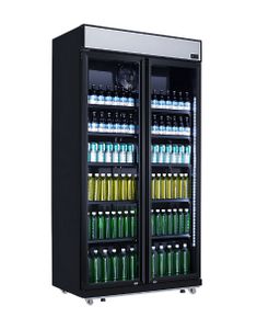 RÃ©frigÃ©rateur vitrine 2 portes DUKERS 676L