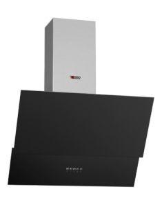 HOTTE DECO 60CM 386M3 VERRE/NO