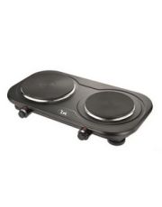 Plaque de cuisson 2 foyers 2500W Noir