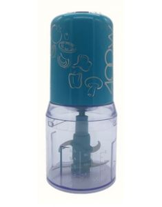 Mini hachoir 500 millilitres 400 watts bleu