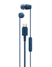 ECOUTEUR FILIAIRE USB- BLEU