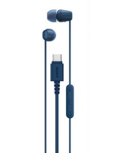 ECOUTEUR FILIAIRE USB- BLEU